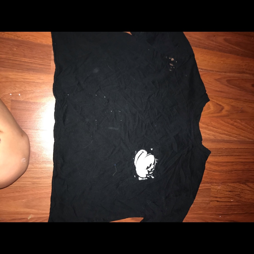 (Rare) Disney collaboration micky crop top